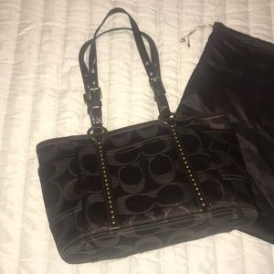 Brown Coach Handbag